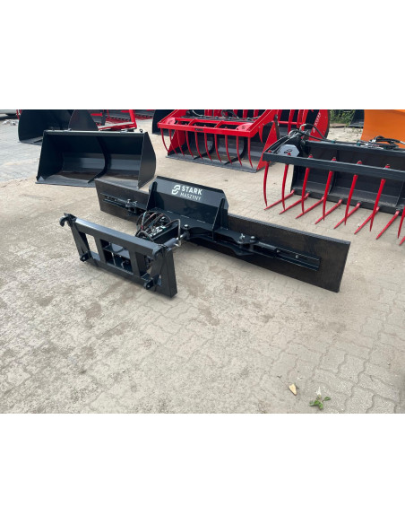 Gummischieber hydraulisch schwenkbar 55° Frontlader (EURO Aufnahme) inkl. verstellbarer Seitenteile +- 30°