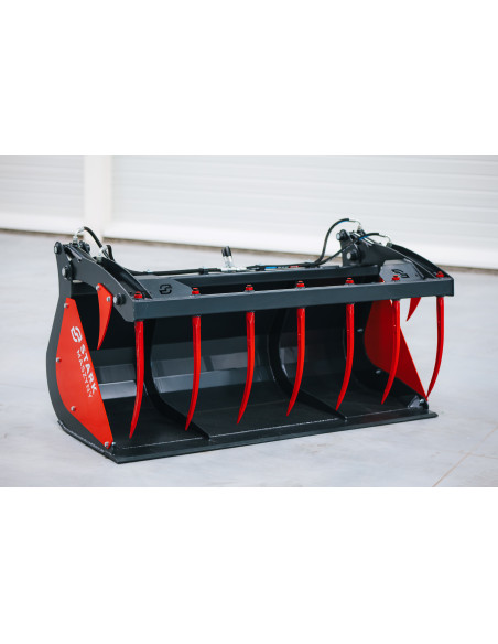 Greifschaufel LZ Hoflader (herstellerspezifische Aufnahme) inkl. abnehmbare Seitenteile / Schürfleiste HB 500