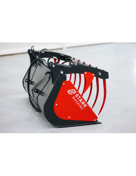 Greifschaufel LZ Hoflader (herstellerspezifische Aufnahme) inkl. abnehmbare Seitenteile / Schürfleiste HB 500