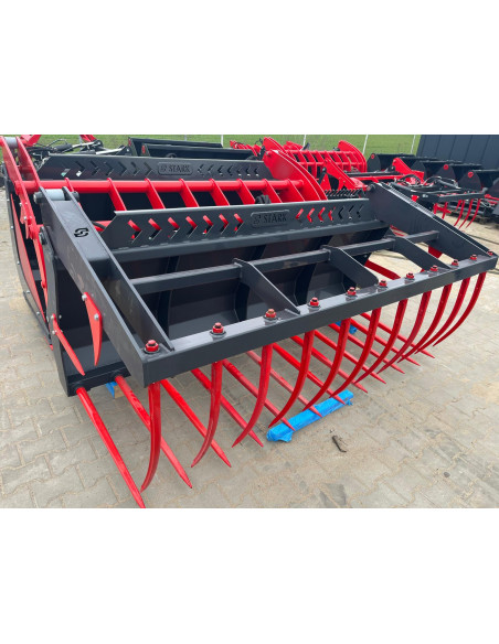 Krokodilgreifer Teleskoplader / Radlader -  Zinken unten 980mm / Zinken oben 780mm geschmiedet / geschraubt