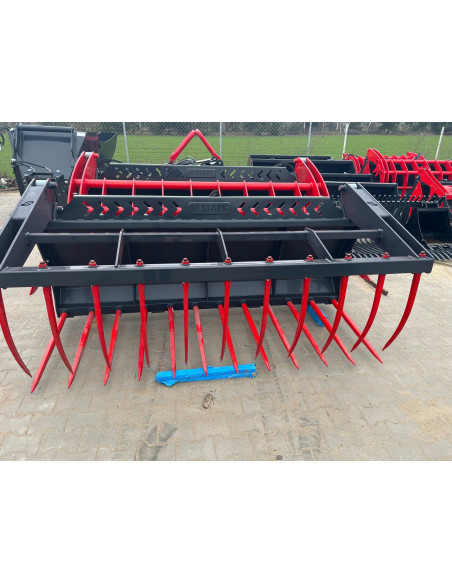 Krokodilgreifer Teleskoplader / Radlader -  Zinken unten 980mm / Zinken oben 780mm geschmiedet / geschraubt