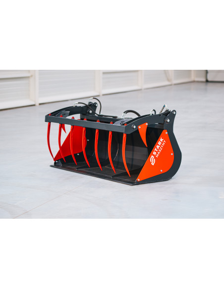 Krokodilschaufel Hoflader (herstellerspezifische Aufnahme) inkl. abnehmbare Seitenteile / Schürfleiste HB 500