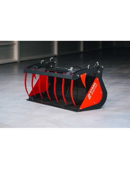 Krokodilschaufel Hoflader (herstellerspezifische Aufnahme) inkl. abnehmbare Seitenteile / Schürfleiste HB 500