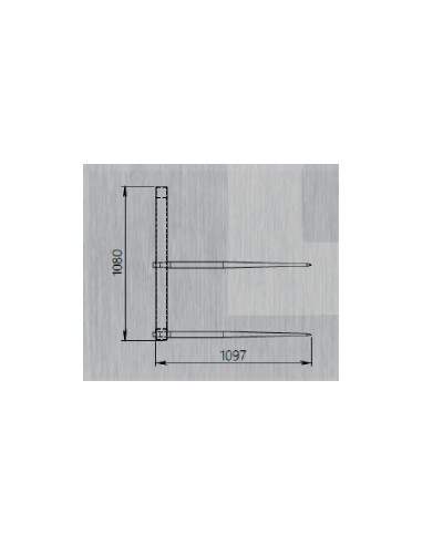 Ballenspieß XL Teleskoplader / Radlader