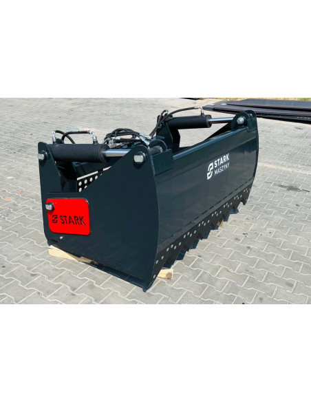 Silageschneidzange Hoflader (herstellerspezifische Aufnahme) inkl. Schneidmesser geschraubt