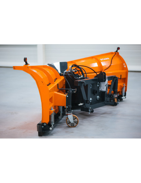 Schneepflug Vario Pro mit Anfahrschutz – 3-Punkt KAT I+II  / hydraulische Verstellung 30°
