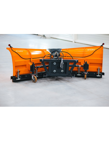 Schneepflug Vario Pro mit Anfahrschutz – 3-Punkt KAT I+II  / hydraulische Verstellung 30°