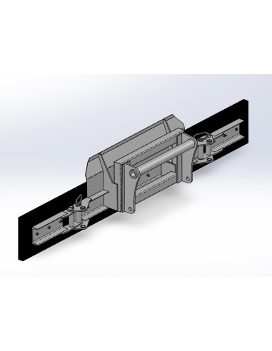 Gummischieber starr Frontlader (EURO Aufnahme)