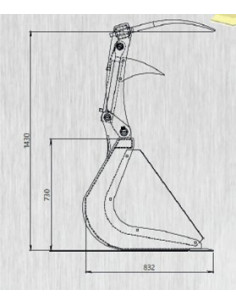Krokodilschaufel Frontlader (Euro Aufnahme) inkl.... 2