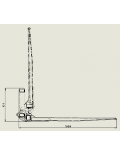 Palettengabel SMART 400KG Frontlader / Hoflader /... 2