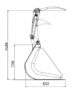 Krokodilschaufel Frontlader (Euro Aufnahme) inkl.... 2