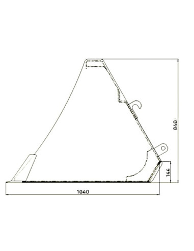 Hofladerschaufel Volumen (herstellerspezifische...