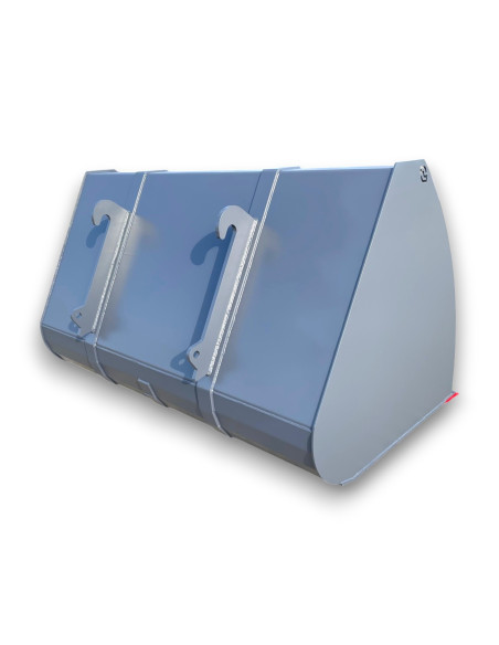 Volumenschaufel MEGA Teleskoplader / Radlader inkl. Verstärkung innen & Seitenwände / Schürfleiste HB500