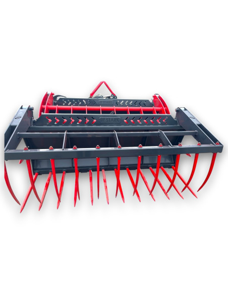 Krokodilgreifer Teleskoplader / Radlader -  Zinken unten 980mm / Zinken oben 780mm geschmiedet / geschraubt