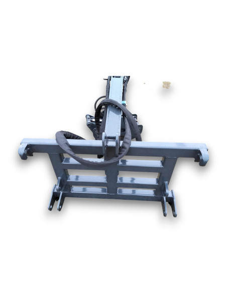 Holzgreifer 800 Hoflader (herstellerspezifische Aufnahme) inkl. Rotator & Schlauchpaket