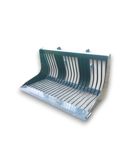 Siebschaufel Mini Frontlader / Hoflader / Kompaktlader inkl. Schürfspitzen HB 500