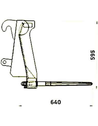 Dunggabel MINI MX C1 1,20m