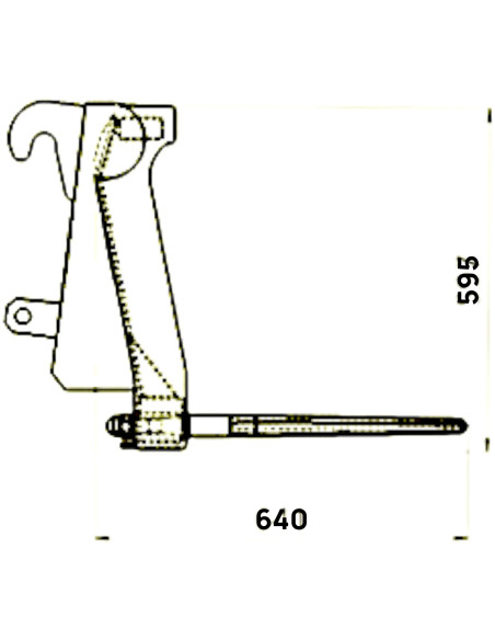 Dunggabel MINI MX C1 1,20m