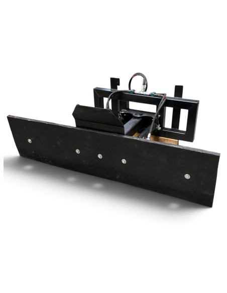 Gummischieber hydraulisch schwenkbar 35° Frontlader (EURO Aufnahme) inkl. verstellbarer Seitenteile +- 30°