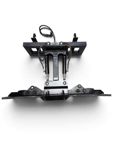 Gummischieber hydraulisch schwenkbar 35° Frontlader (EURO Aufnahme) inkl. verstellbarer Seitenteile +- 30°