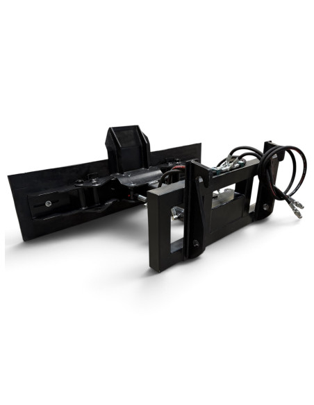 Gummischieber hydraulisch schwenkbar 35° Frontlader (EURO Aufnahme) inkl. verstellbarer Seitenteile +- 30°