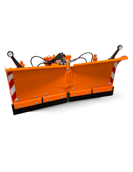 Schneepflug Vario Kommunal mit Anfahrschutz – Kommunalaufnahme / hydraulische Verstellung 30°