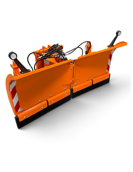 Schneepflug Vario Kommunal mit Anfahrschutz – Kommunalaufnahme / hydraulische Verstellung 30°