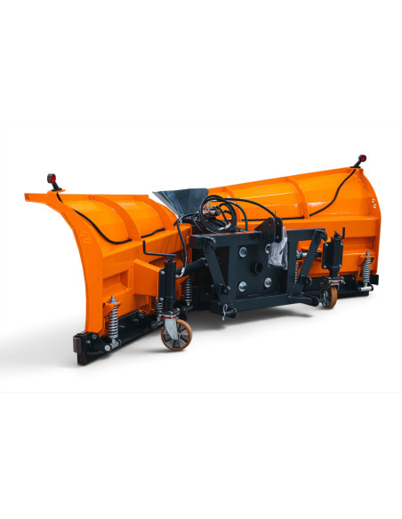 Schneepflug Vario Pro mit Anfahrschutz – 3-Punkt KAT I+II  / hydraulische Verstellung 30°
