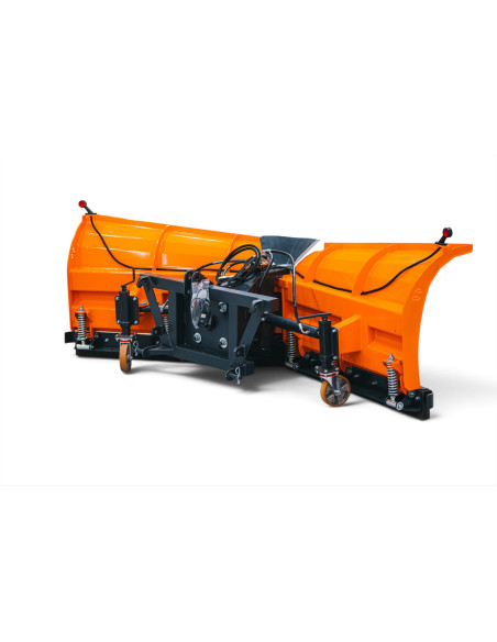Schneepflug Vario Pro mit Anfahrschutz – 3-Punkt KAT I+II  / hydraulische Verstellung 30°