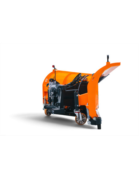 Schneepflug Vario Pro mit Anfahrschutz – 3-Punkt KAT I+II  / hydraulische Verstellung 30°