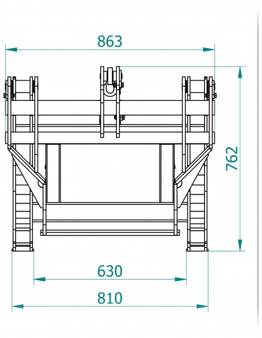 Holzgreifer Grip Frontlader (EURO Aufnahme)