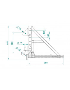 Maschinentransporter für Gabelstapler / Palettengabel 2
