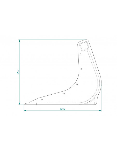 Siebschaufel Mini Frontlader / Hoflader / Kompaktlader (herstellerspezifische Aufnahme) inkl. Schürfspitzen HB 500