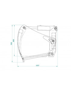 Silageschneidzange Frontlader (EURO Aufnahme) inkl.... 2