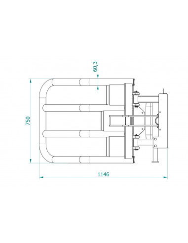 Ballengreifer 1 Hydraulikzylinder Teleskoplader...