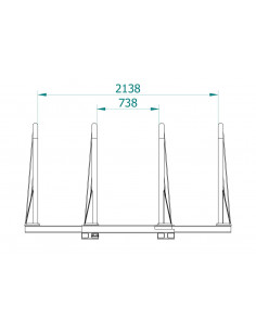 Quaderballenzange Frontlader (EURO Aufnahme) 2