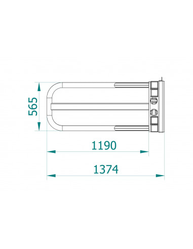 Quaderballenzange Hoflader...