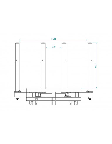 Ballentransporter hydraulisch - Euro/Dreipunkt...