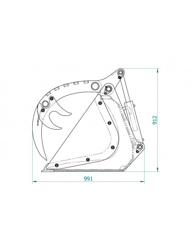 Greifschaufel L  Hoflader...