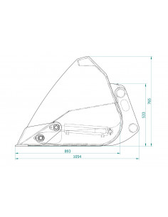 Hochkippschaufel Hoflader... 2