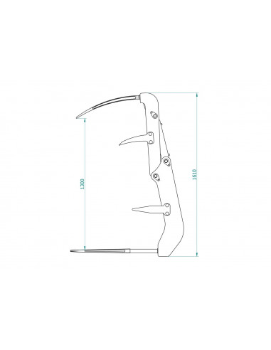 Krokodilgreifer Teleskoplader / Radlader -...