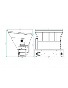 Einstreugerät MINI Frontlader / Hoflader hydraulischer... 2